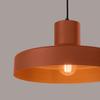 Bilo ochre red hanging lamp