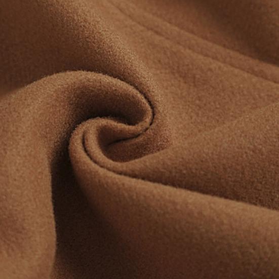 Men Suit Coat, Solid Color, Slim Fit, Single Breasted, Thicken, Trench Coat, Autumn Winter, Windproof, Woolen Jacket