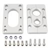 Aluminum Fire Wall Pass Through Raw Bracket For Holley Terminator X Max