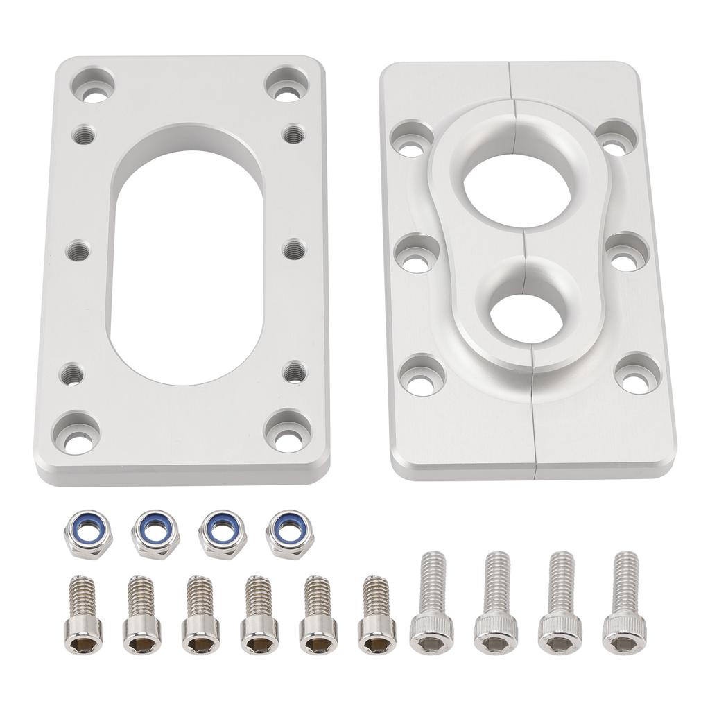 Aluminum Fire Wall Pass Through Raw Bracket For Holley Terminator X Max