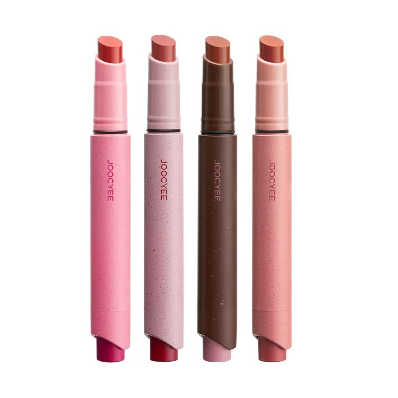 Joocyee/Matte Soft Mist Lipstick Pen in Fashionable Brown Color, Enhances Fairness, Vintage Nude Lipstick