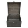 Retro Wooden Storage Box Metal Hinge Decorative Treasure Storing Chest Organizer for Home Office