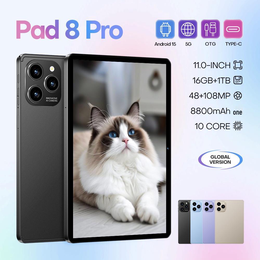 Глобальная эксклюзивная Android-планшетный ПК Pad 8 Pro с хранилищем 16+1 ТБ