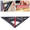 7 Inch Woodworking Triangle Ruler Accurate  Scale Adjustable Rafter Framing Square  Woodworking
