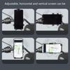 Motorcycle Scooter Phone Mount Bracket Rack 360 Degree Rotatable Holder for Secure Navigation and Communication on Rides