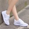 New Women Casual Shoes Unisex Breathable Mesh Sneakers Fashion White Flat Shoes