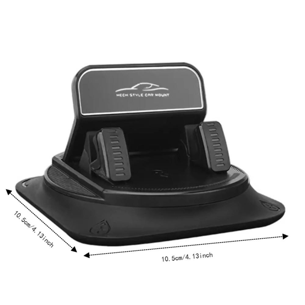 PC+ABS Silicone Phone Dashboard Mount 360 Degree Rotatable Mobile Phone Holder In Car