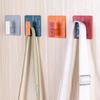 6 типов контрастного цвета, квадратный крючок, самоклеящийся, прочный, несущий, неперфорированный, крючок, настенный крючок для ванной комнаты, органайзер для хранения одежды, инструменты для хранения полотенец