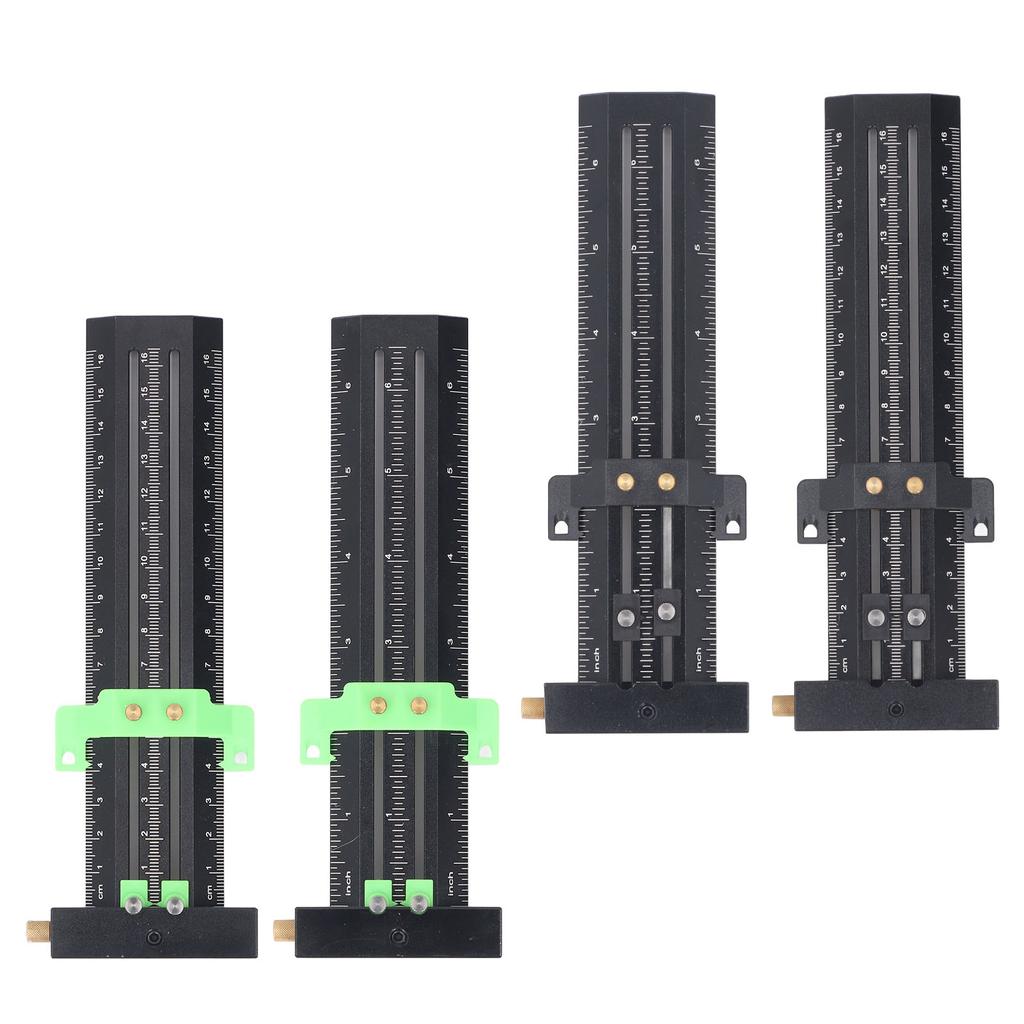 Разметочный шаблон типа Т со стальной иглой, двухлинейная разметочная линейка, деревообрабатывающая раздвижная измерительная линейка