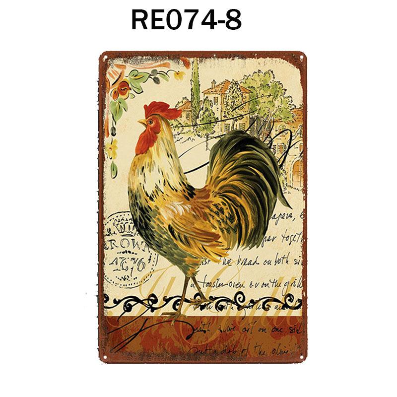 Happy-Hens свежие яйца металлическая жесть плакат куры фермерский магазин плакат винтажный ресторан настенный декор ретро таблички знаки 2030 см