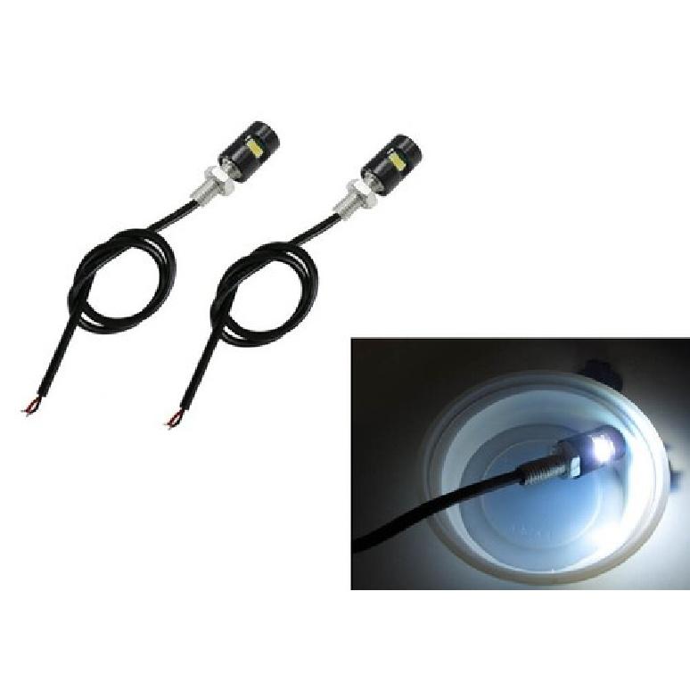 12V Белые светодиодные болтовые фонари для номерного знака 5730-SMD для мотоцикла, велосипеда или автомобиля