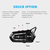 BT31 Bluetooth 5.0 мотоциклетный шлем интерком - радиус действия 300 м, водонепроницаемый IP67, универсальная посадка