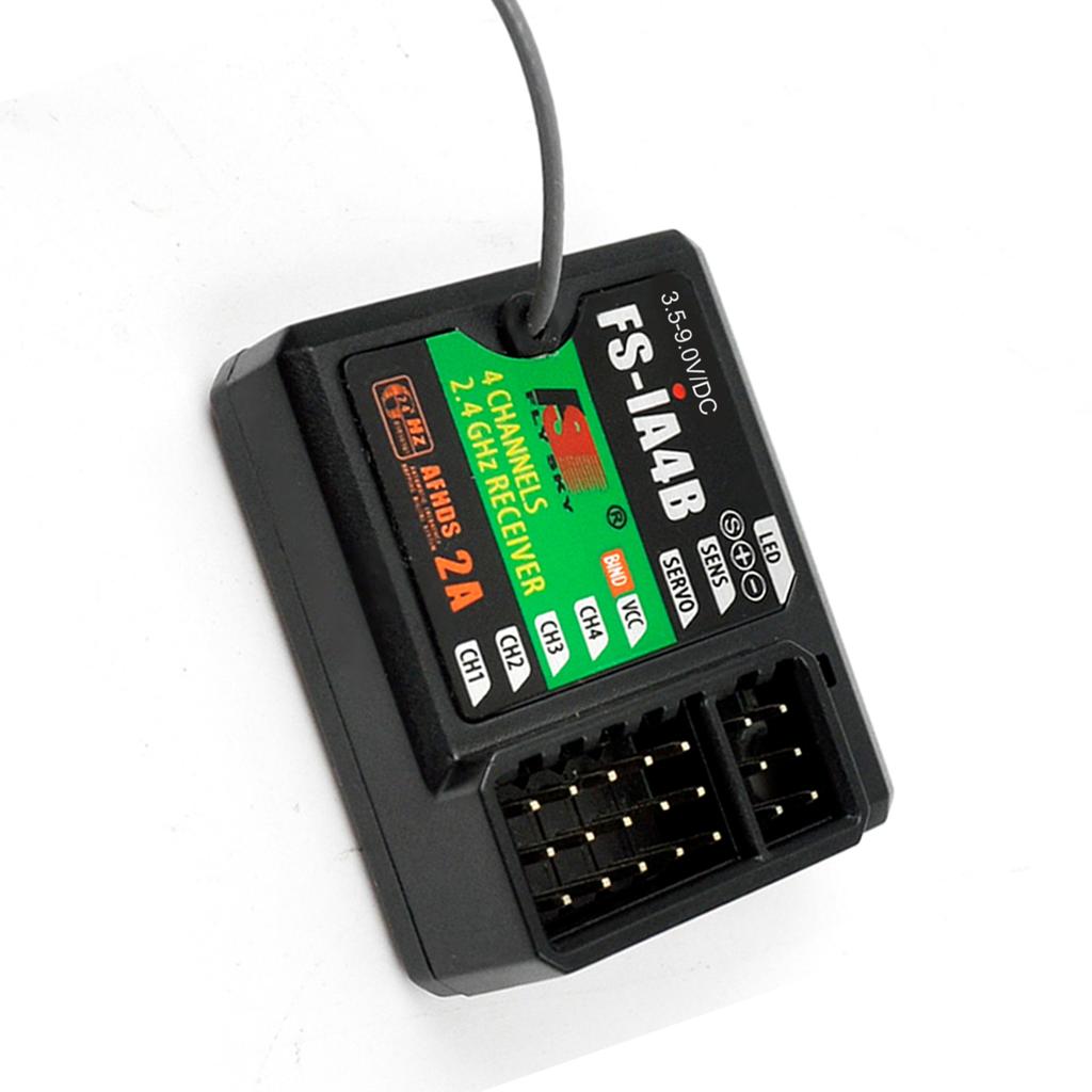 FS-iA4B RC Car Boat Receiver 2.4GHz 4CH 3.5-9.0V for FS-I10 FS-I6 FS-GT2F FS-GT2G FS-IT4S FS-I6S System Remote Controller