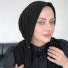 Готовый к носке Застежка Мгновенный Хиджаб Для Женщин Полное Покрытие Головные Уборы Шарф Исламский Тюрбаны Кепки Turbante Mujer Тюрбаны Для Женщин