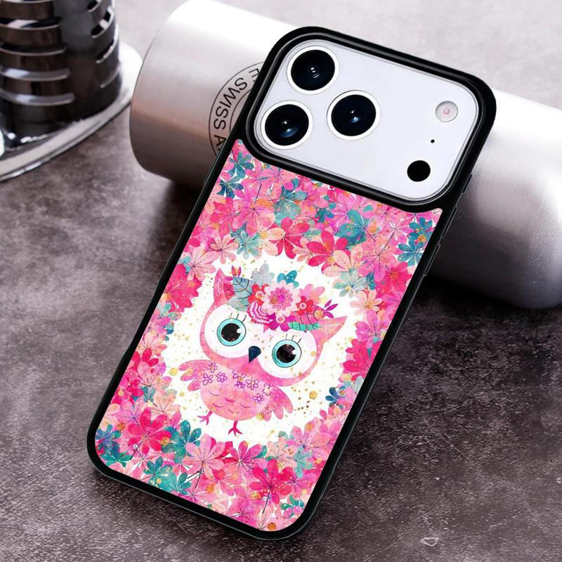 Милый чехол-сова для телефона iPhone 17 16 15 14 13 12 11 Pro Max Plus 17Air Мягкий силиконовый чехол