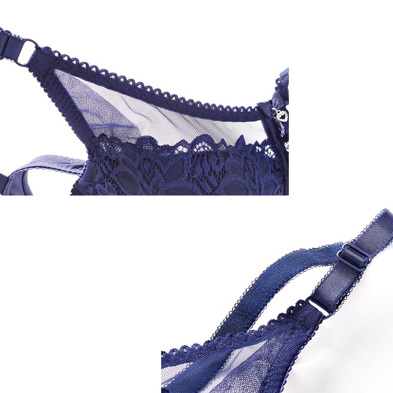 85 80 Julexy 90 75 95 100 C D Cup Women Bra Plus Size Lace Solid Underwear