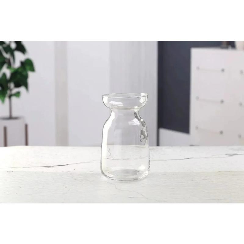 Цветочная ваза для украшения стола, стеклянная ваза для гостиной, украшения стола, ручная работа, настольная ваза для растений, украшение для дома