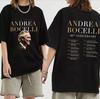 Andrea Bocelli 30th Anniversary Tour 2024 T-Shirt – Heavyweight Black Tee for Me