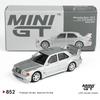 МИНИГТ 1:64 Mercedes-Benz 190E 2.5-16 Evolution II Астральный Серебристый MGT литой автомобильная модель 852