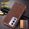 Deluxe Magnetic Adsorption Leather Fitted Case for OPPO A3 Pro 5G Global CPH2665 6.67" Flip Cover Protective Capa Fundas Coque