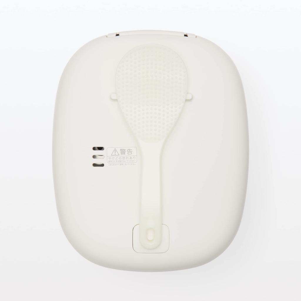 MUJI Rice Cooker with Rice Scoop 3 Width X Depth X Height Cm Holder, Cups, White, 20.8 25.4 18.6 MJ-RC3A3/12829065