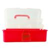 Folding Folding Tool Box Three Layer Plastic Storage Box Three Layer Storage Box  For Art Craft