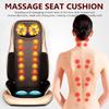 50W 2 Modes Massage Seat Cushion Chair-Neck Back Massager with Heat Rolling Kneading for Back Pain Relief