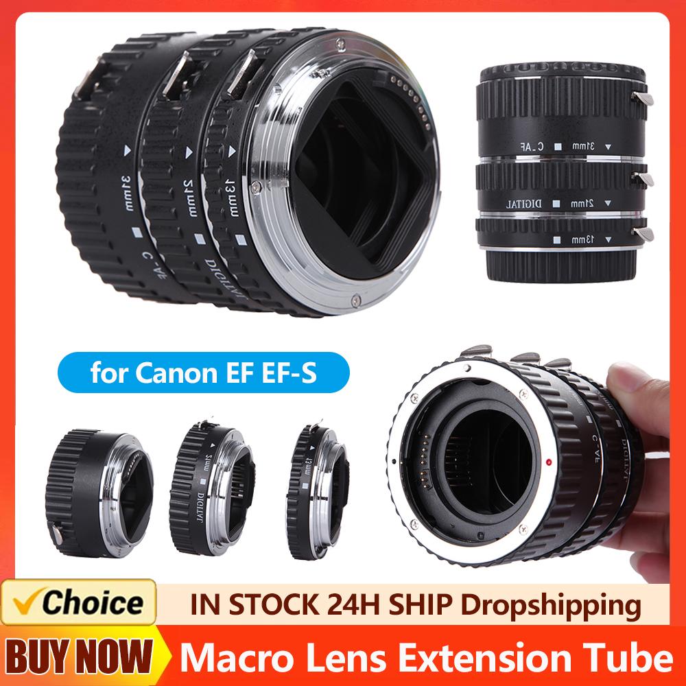 Кольцо-удлинитель для макросъемки с автофокусом для камеры Canon EF EF-S, адаптер для кольца-удлинителя объектива