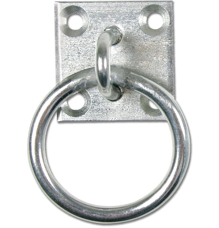 Handle With Ring 50*50Mm Ear 8Mm - Handle Uch8