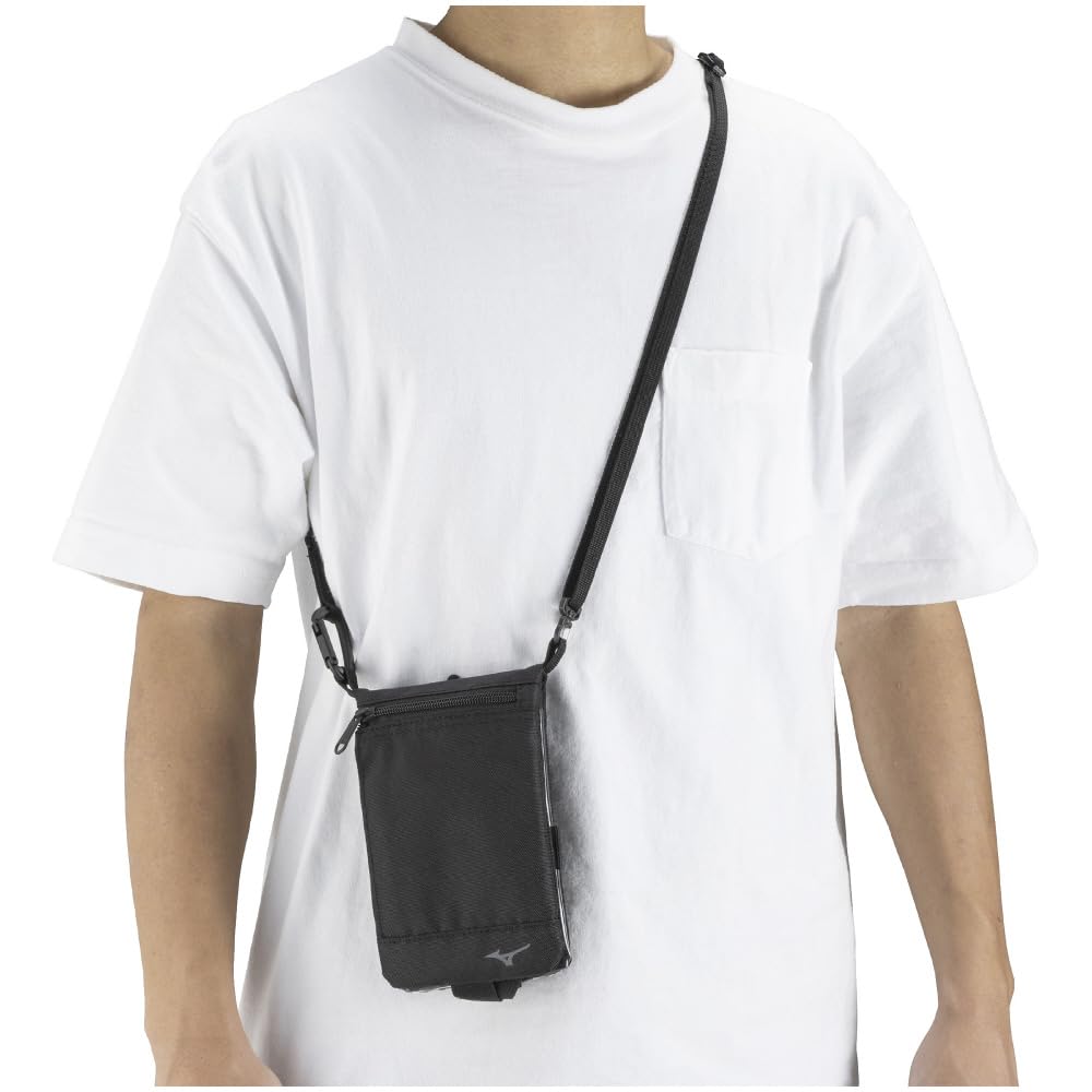 Mizuno Спортивная сумка для смартфона Live, черная, для бейсбола/софтбола, сумка, чехол,