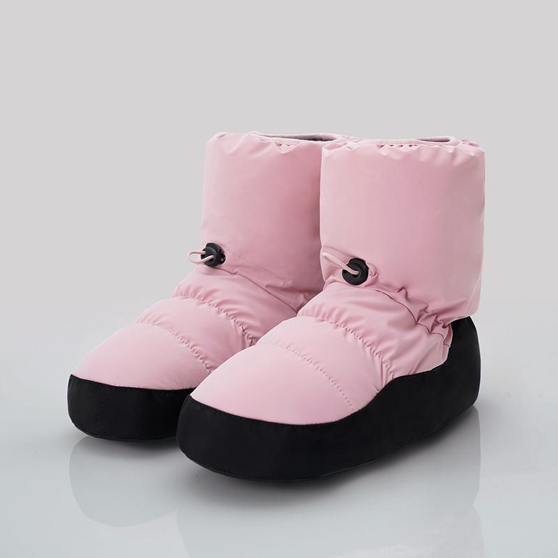 Зимние сапоги Балетные разогревочные пинетки для девочки На шнурке Обувь Женская Танцевальная Балетная Теплая