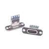 5 шт. разъем USB 3.1 Type C с винтовой фиксирующей пластиной Type-C USB Jack 3.1 Type-C 2Pin 4Pin женский разъем разъем для зарядки порт
