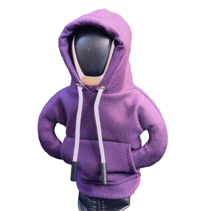 Крышка ручки переключения передач, модная толстовка с капюшоном, ручка переключения передач, декоративная крышка, ручное автоматическое авто, аксессуары для салона автомобиля