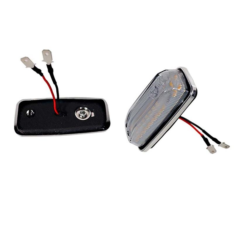 1 Pair 12V 5000K LED Side Marker Light 46301510, RB-176CA For Mercedes-Benz W461 W463 G-Class G500 G550 G55 G63 G65 1986-2002