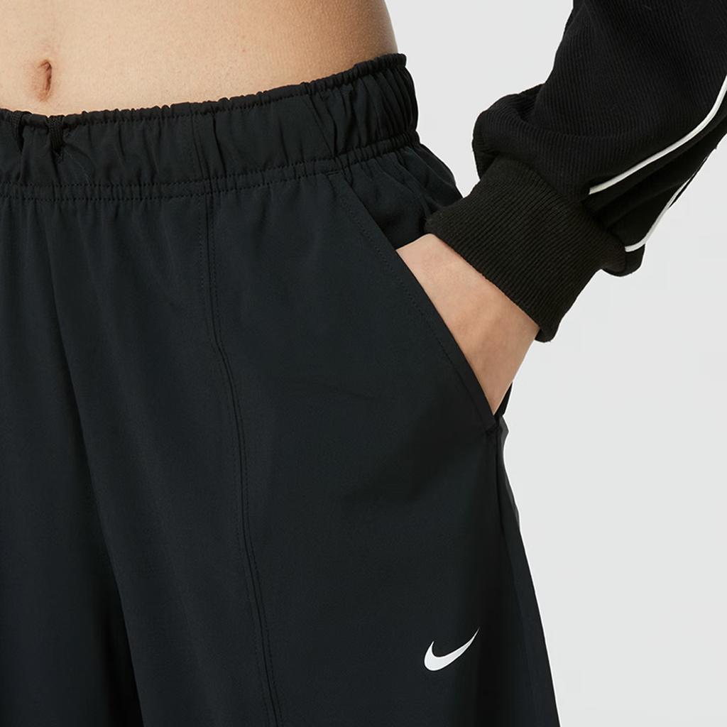 Nike Удобные Мягкие Гипоаллергенные Однотонные Повседневные Брюки на Шнуровке Женские bottoms IQ0343-010