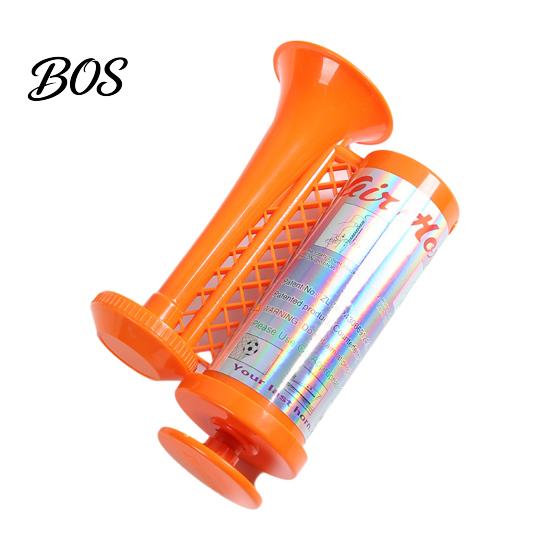 Sports Air Horn Hand Pump for Games, Cheering Noise Maker One-piece Molded Stadium, Portable Push Sound Speaker Soccer Fan Party Loud