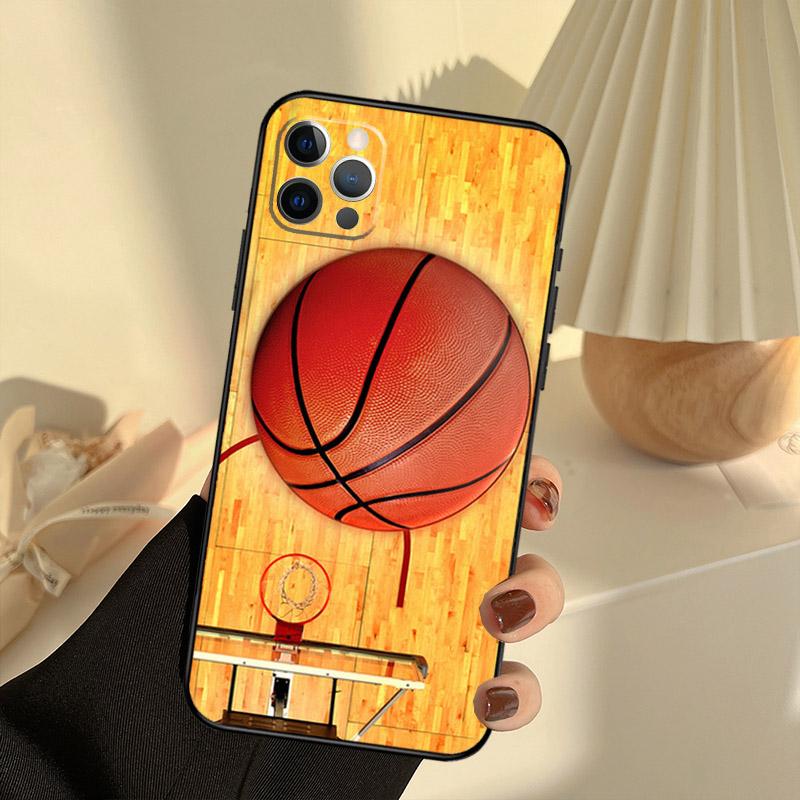 Чехол для телефона с баскетбольным мячом для iPhone 14 16 15 11 12 13 17 Pro Max 13 mini 15 16 Plus 16e 17 Air Cover Funda
