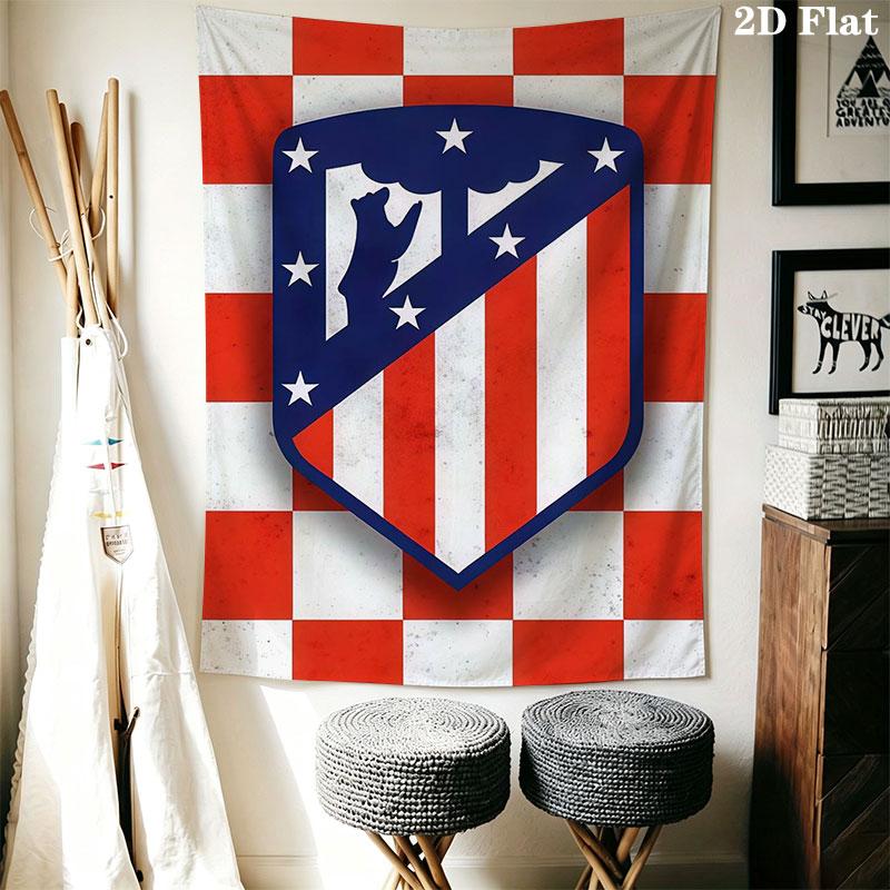 Atleti C Wall Hanging Printed Fabric Blanket Decorative Tapestries for Bedroom Living Room Home Decor