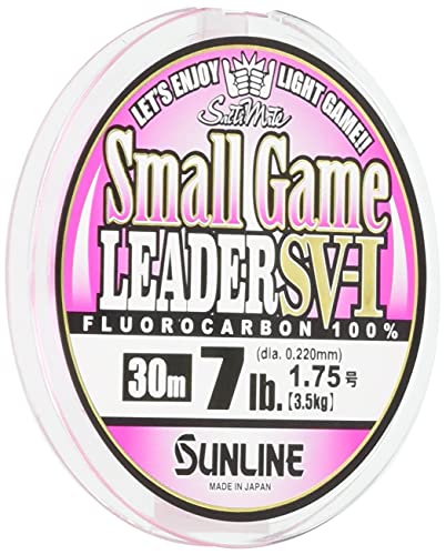 SUNLINE Stealth Color for Light Salt Fluoroline Salt Mate Small Game Leader SV-I 30m 1.75 7lb (3.5kg) Magical Pink