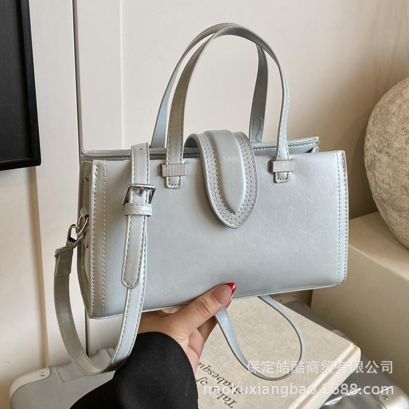 Сумка-тоут премиум-класса для женщин 2025 новая трендовая корейская версия большая вместимость сумка для рук весна и лето ретро деловая сумка