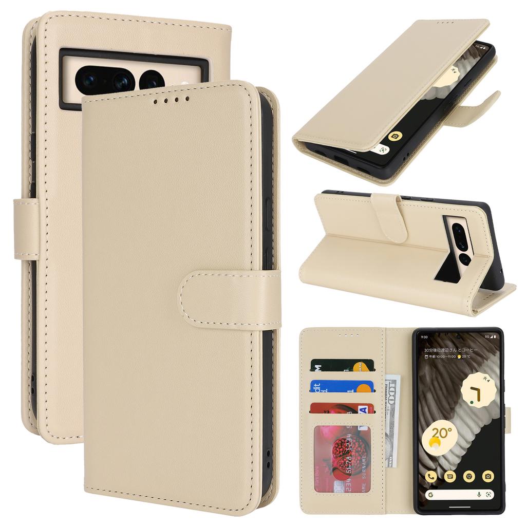 For Google Pixel 7 Pro 5G Stand Case Shockproof Leather Wallet Phone Cover
