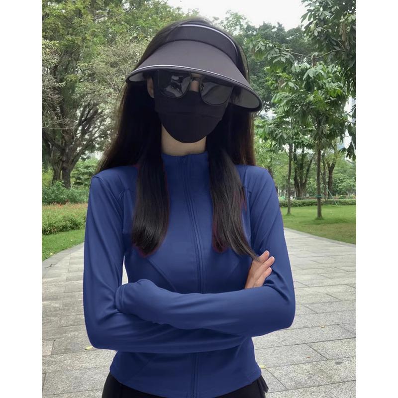 Женский серый летний кардиган-куртка из ледяного шелка с защитой от УФ-лучей 2025