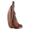 Genuine Leather Men's Chest Bag Premium Sense Cowhide Casual Chest Bag Men's Shoulder Crossbody Bag
