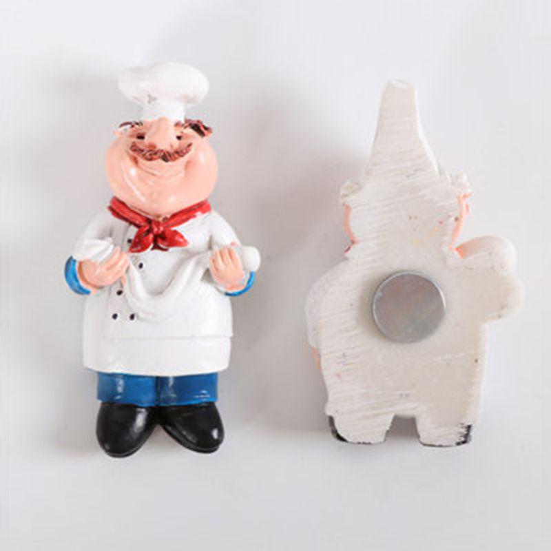 Магнит 3D из смолы "Повар" на холодильник