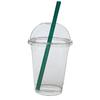 Niche Plus Takeout Clear Cups, 17 Oz (520 Ml), with Dome-Shaped Perforated Lids, Pack of 50, 17D
