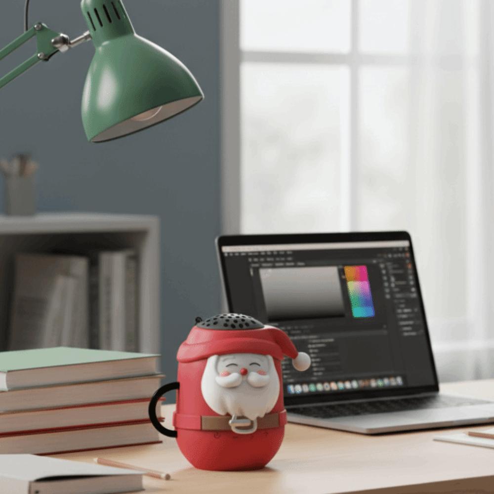 Rich Bass Santa Claus Bluetooth Speaker Waterproof Wireless Speaker Student Use