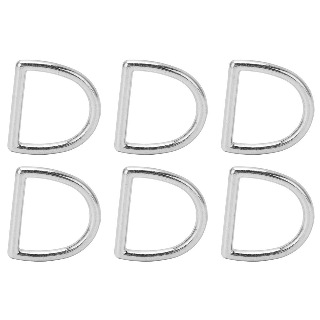 120 шт. D-образных колец, многоцелевых, из цинкового сплава, самодельных, полукруглых, D-образных колец, пряжки для брелока, сумки, ремня
