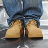 Модные мужские ботинки из натуральной кожи. Модные и универсальные стили дизайна. Повседневные, для отдыха, вечеринки, бизнеса, офиса, молодежи. Качественная теплая обувь. Новые.