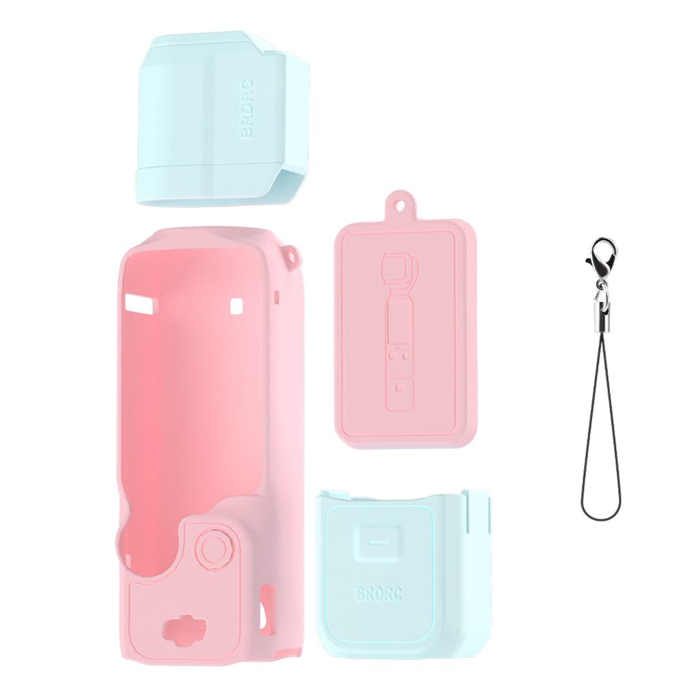 Силиконовый чехол для ручки DJI Osmo Pocket 3 Мягкий чехол-накладка Защитная крышка для объектива Защитный чехол от царапин для аксессуаров DJI Pocket 3