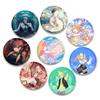 32/44/58MM Project SEKAI Metal Brooch Bag Decor Collection Cute Girl Cartoon Lapel Pin Friends Gifts MORE JUMP Hinomori Shizuku